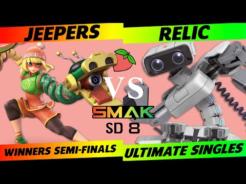 SMAK-SD8 Winners Semi-Finals - Jeepers (Min Min) vs. Relic (R.O.B.) - SSBU