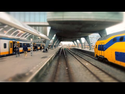 Dystopia Train Ride HYPERLAPSE HOLLAND Amsterdam - Den Haag