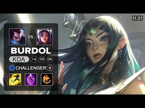 Gen G Burdol Irelia Top vs Yasuo - EUW Challenger - Season 11 Patch 11.21