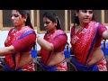 Tamil Serial Actress Rekha Unseen Saree Iduppu Show