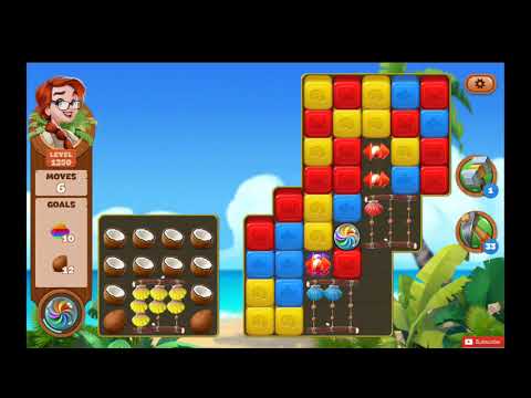 Lost Island Blast Adventure Level 1350 NO BOOSTERS - A S GAMING ✔