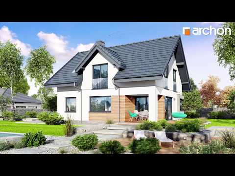 Dom w szmaragdach - Atrakcyjny dom z poddaszem użytkowym I ARCHON+ Projekty Domów