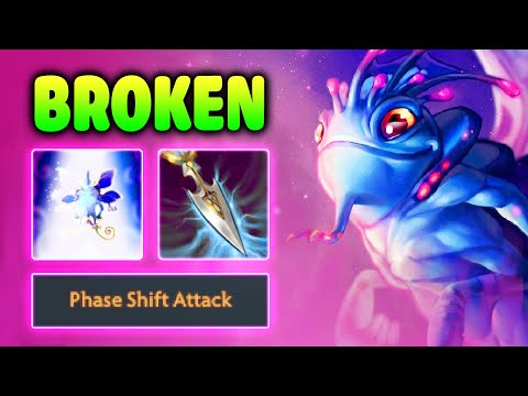 Broken Phase Shift Attack Glaives of Wisdom | Dota 2 Ability Draft