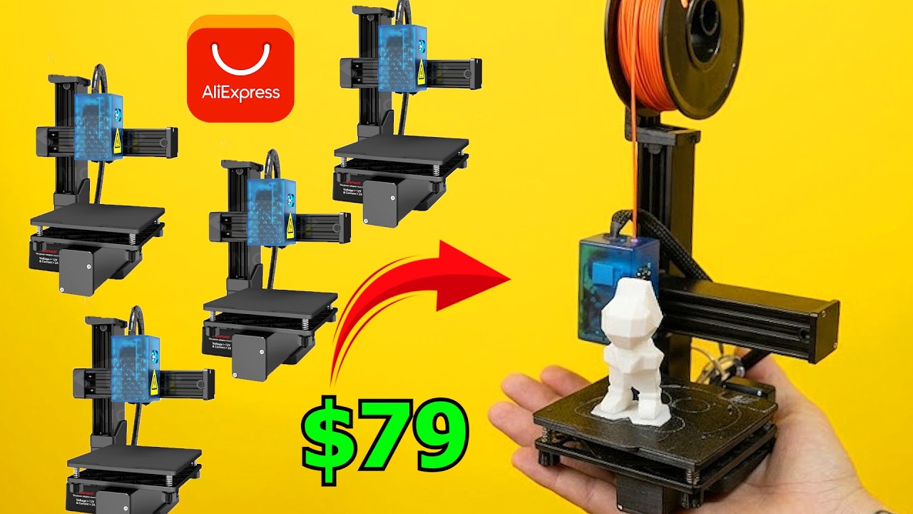 $79 Mini 3D Printer from AliExpress... Trash or Treasure?