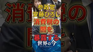 参政党安藤ひろしが消費税の闇を暴露する