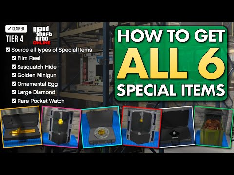 How to Get ALL 6 SPECIAL ITEMS | GTA Online Career Progress Guide