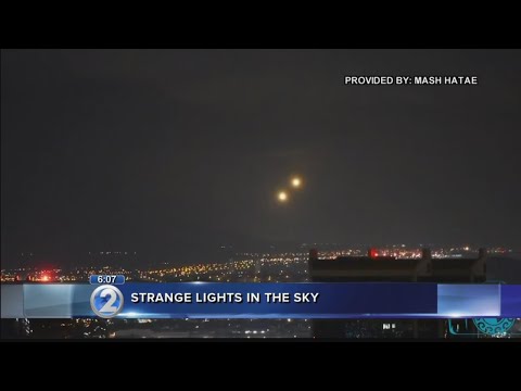 Caught on camera: Strange lights spotted floating over Oahu