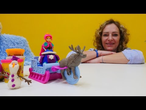 PlayDoh Knetspaß - Frozen Anna und Elsa - Spielzeugvideo für Kinder