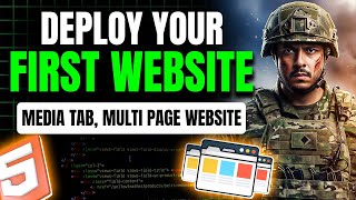 Deploy Your First Project | Media Tag | Multi Page Website | HTML Full Course #05