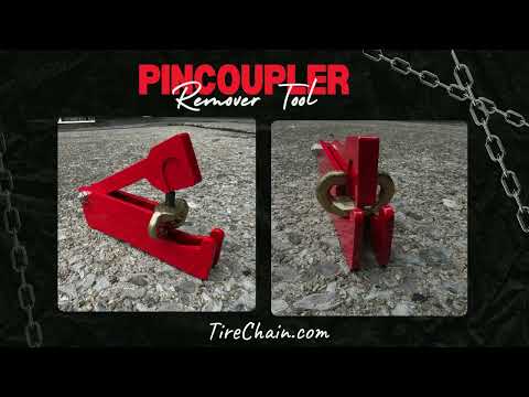 Pin coupler tire chain repair tool video