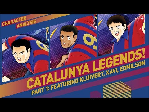 Character Analysis Xavi, Kluivert & Edmilson - Captain Tsubasa Dream Team [Catalunya Part 1]
