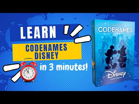 How to Play Codenames Disney in 3 minutes