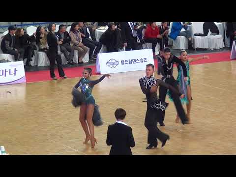 Tim Grabenwöger & Natalie Cremar   WDSF World Championship Youth Latin 2017   Cha Cha Cha   R2