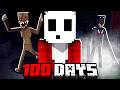 We Survived 100 Days In Minecraft S Scariest World FULL MOVIE