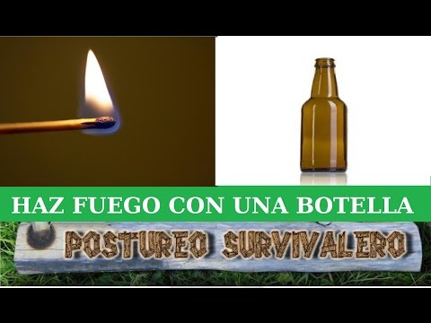 ENCENDER UNA CERILLA 1.0 ( con una botella )
