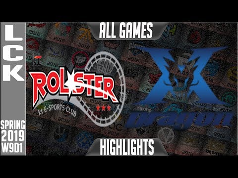 KZ vs KT Highlights ALL Games | LCK Spring 2019 Week 9 Day 1 | King-Zone DragonX vs KT Rolster