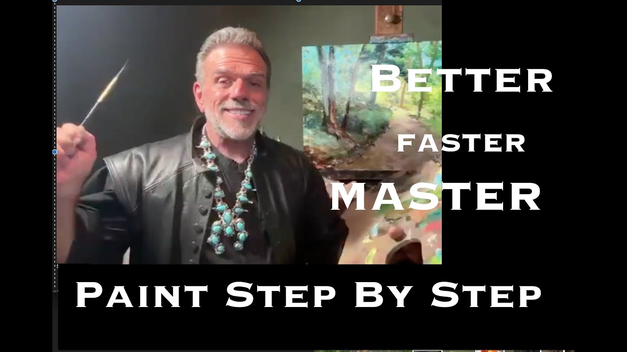 Painting Step By Step with painting secrets revealed, Master artist Stefan Baumann, shows you how!