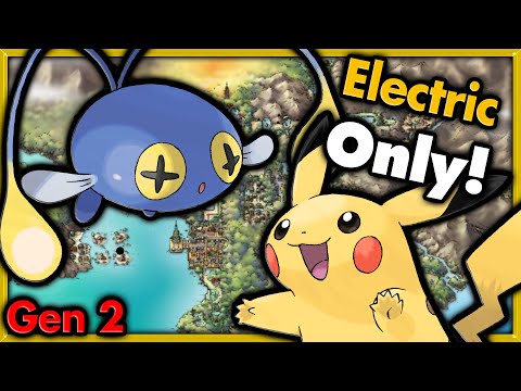 Can I Beat Pokemon Gold with ONLY Electric Types? 🔴 Pokemon Challenges