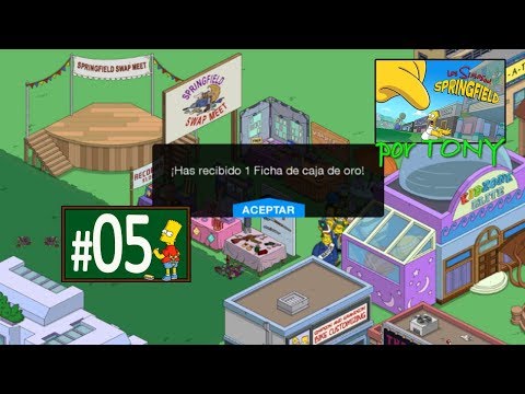 Los Simpson Springfield "Subasta'19: Cap. 5 - Una Ficha de Caja de Oro" por Tony