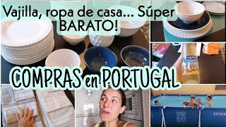 COMPRAS en PORTUGAL/Vajilla, toallas, sábanas/Súper BARATO/Vila Real de San Antonio #compras #casa