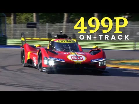 NEW FERRARI 499P LMH: ON-TRACK REVEAL IMOLA