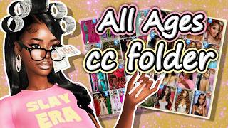 NEW Best Black Urban CC Folder Sims 4 female male infant toddler children FULL cc pack CAS 20GB free