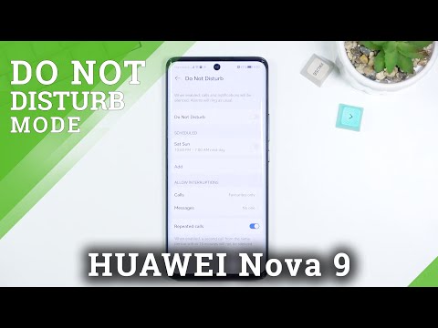 How to Activate Do Not Disturb Mode on HUAWEI Nova 9 - Turn On DND Mode