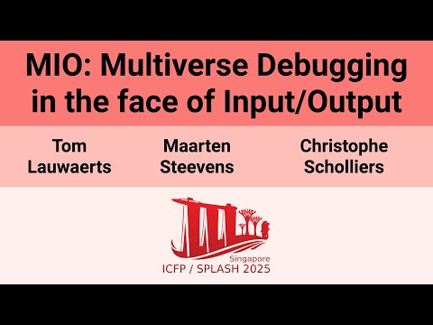 [OOPSLA'25] MIO: Multiverse Debugging in the face of Input/Output