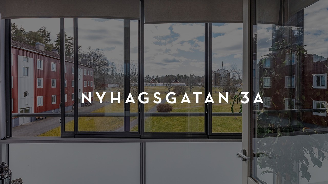 1.5 rum Lägenhet på Nyhagsgatan 3A Vetlanda kommun - video