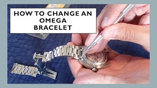 How To Remove/Change an Omega Bracelet (Planet Ocean)