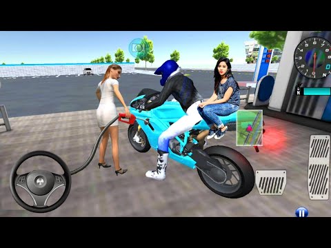 3D Driving Class - City Gas Station Bike Racing Motorbike  Games - Android Gameplayl