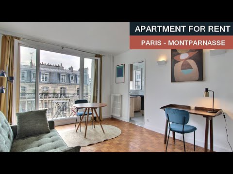 Apartment Tour - Studio with Balcony near Montparnasse in Paris 15th - S151198