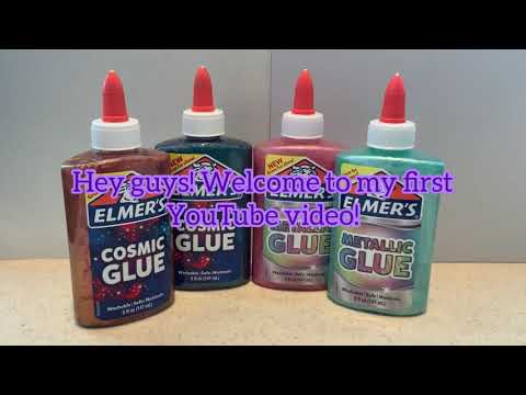 🎆Reviewing Elmer’s Metallic & Cosmic Glue🎆