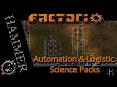 Factorio S1 Ep 26 Automation Logistic Science Packs