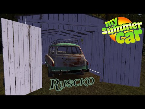 Restoring The Ruscko and Putting Wheels on the Satsuma! | My Summer Car (Modded) #4
