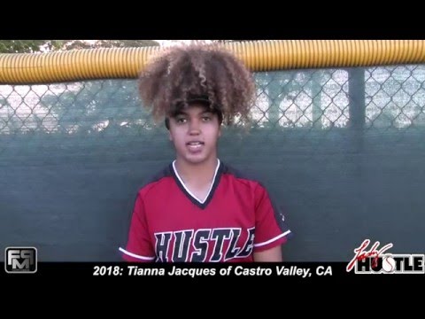 2018 Tianna Jacques Power Hitting, Pitching, Catcher  Softball Skills Video