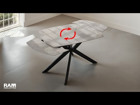 Meccanismo Tavolo N40 – Meccanismo rotante per Tavoli (No Top) | RAM Industrie