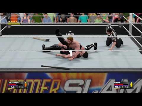WWE 2K17- My career-Pt. 14- Summerslam extreme rules match