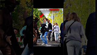 Others with statue guy vs This man at the end 😲