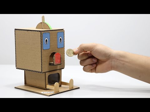 DIY Personal Coin Saving Bank - Build a box eating coin