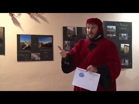 Dante illustra il Cammino di Dante in Casentino