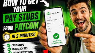 How to get your pay stubs from Paycom