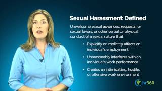 Sexual Harassment in the Workplace