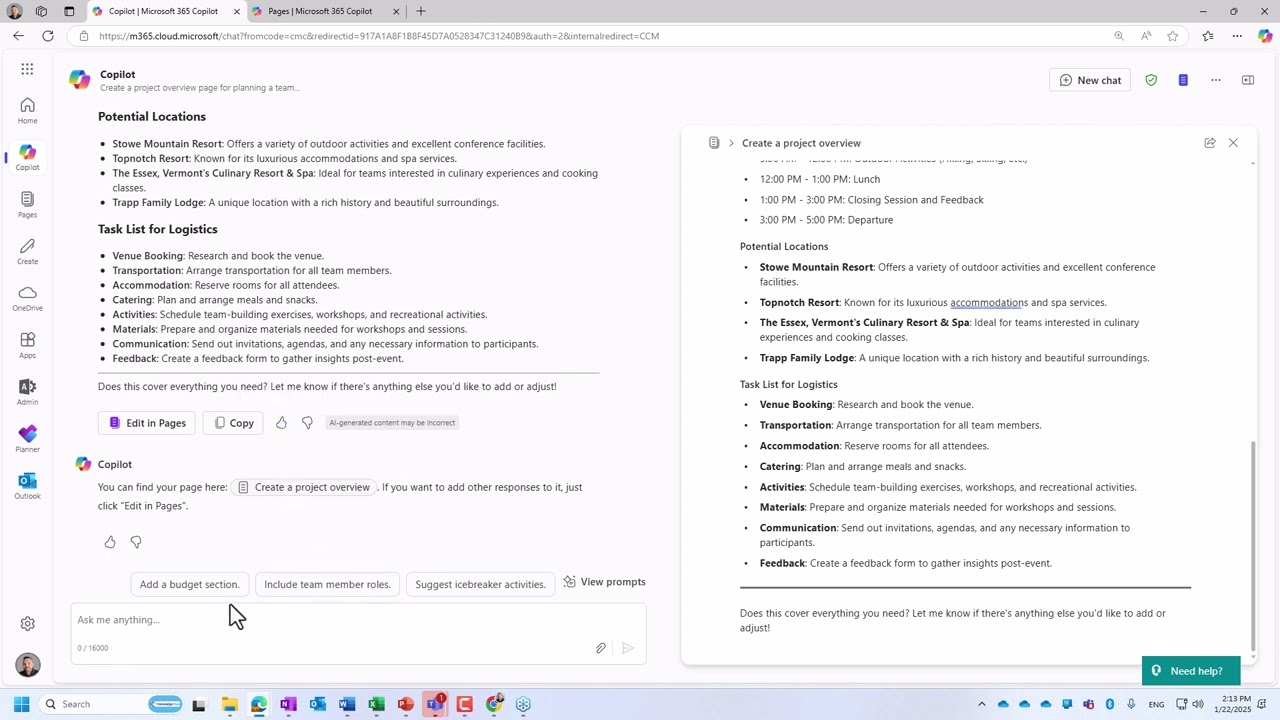 M365 Copilot Pages – Virtual IT Webinar