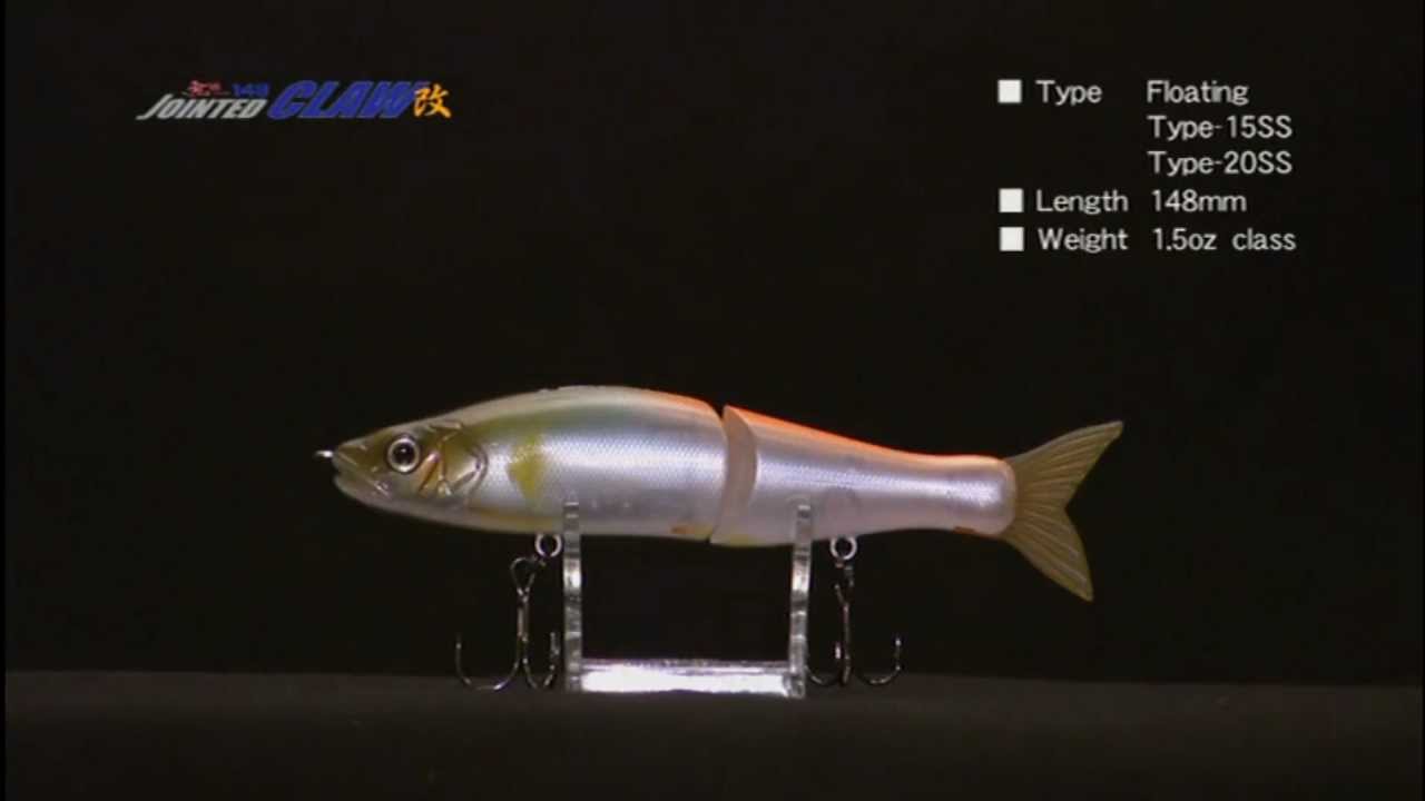Вiдео Воблер GAN CRAFT AYUJA JOINTED CLAW 148 15F