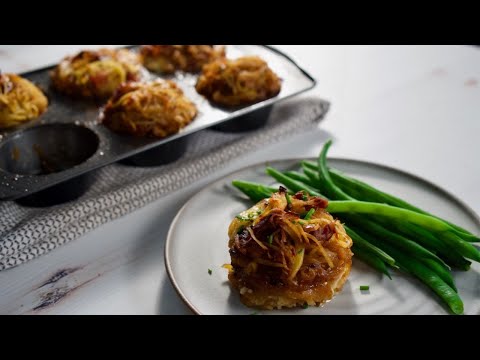 Baked Cheese and Potato Nests | Tartiflette