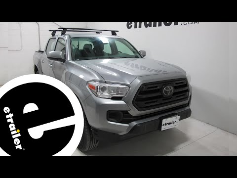 Install: Custom DK Fit Kit for 4 Rhino-Rack 2500 Series Roof Rack Legs on a 2018 Toyota Tacoma