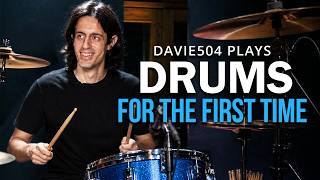 Pro Bassist Plays Drums For The First Time