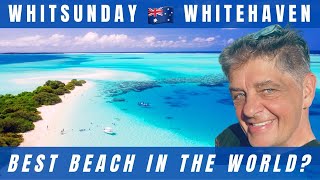 WHITEHAVEN BEACH 2025 • JAW DROPPER ‼️ Whitsunday Island Queensland Australia •  #1 beach in WORLD!