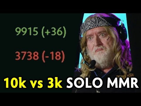 WTF 10k vs 3k in SOLO MMR — Dota matchmaking balance